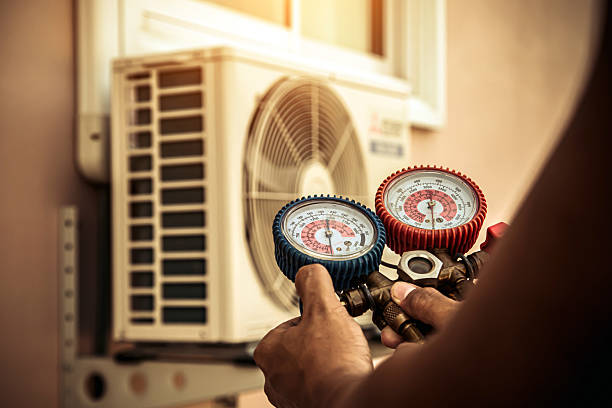 Professional Air Conditioning Service technician working in Hill Afb, UT
